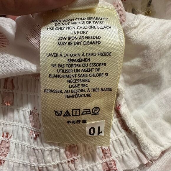 Anthropologie Boho Beaded Tie-Back Knit Blouse NWT Size XS - Picture 11 of 12